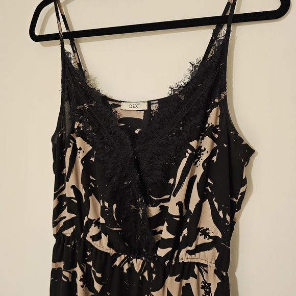 DEX Black Print Cocktail Dress - Picture 2 of 6